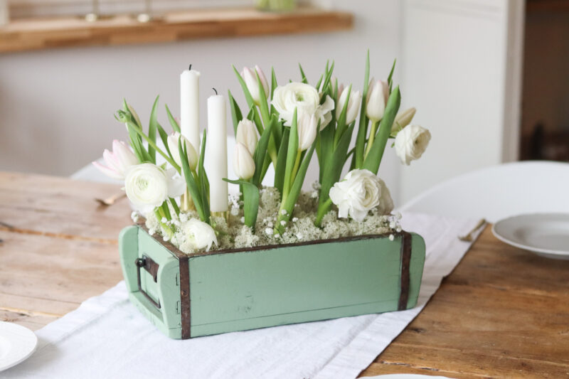 DIY Ziegelform dekorieren - so zauberst du den Frühling ins Haus