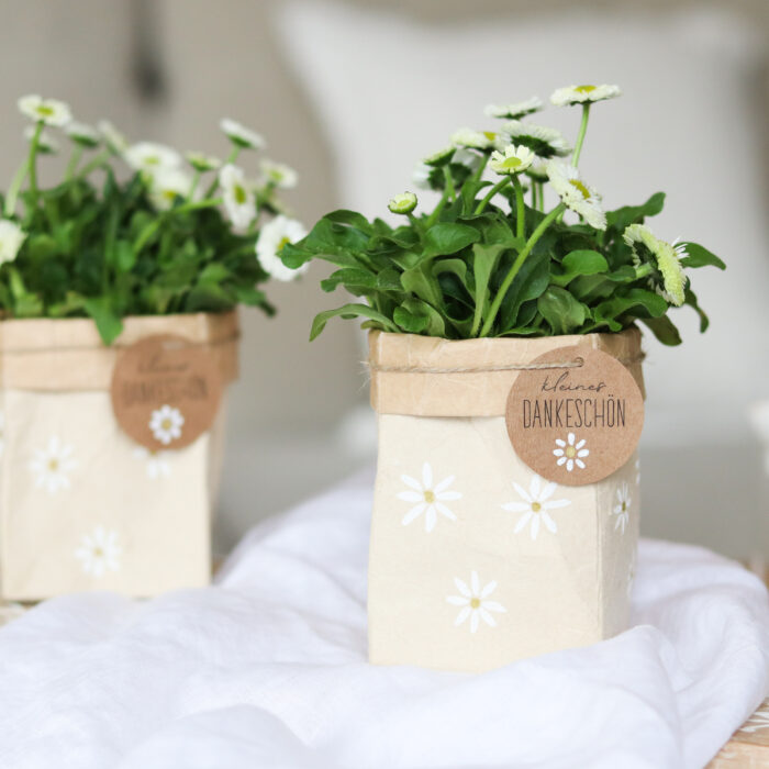 DIY Upcycling Anleitung - Geschenkverpackung aus Milchkarton basteln